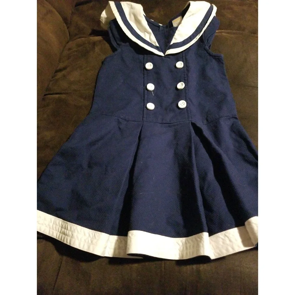 Gymboree blooming nautical‎ sailer dress size 4